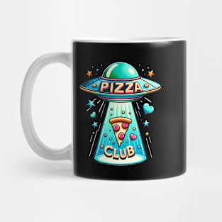 Funny Pizza Ufo, Pizza Club Mug